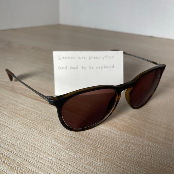 Ray-Ban RB4171 Erika 865/13 Sunglasses Tortoise Shell 54-18-145 Italy FRAME ONLY - Picture 1 of 9